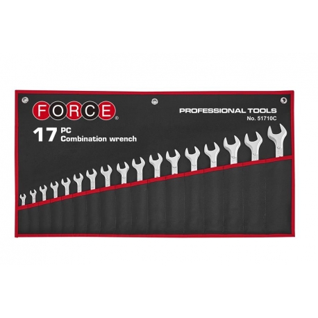 17pc Combination Wrench Set